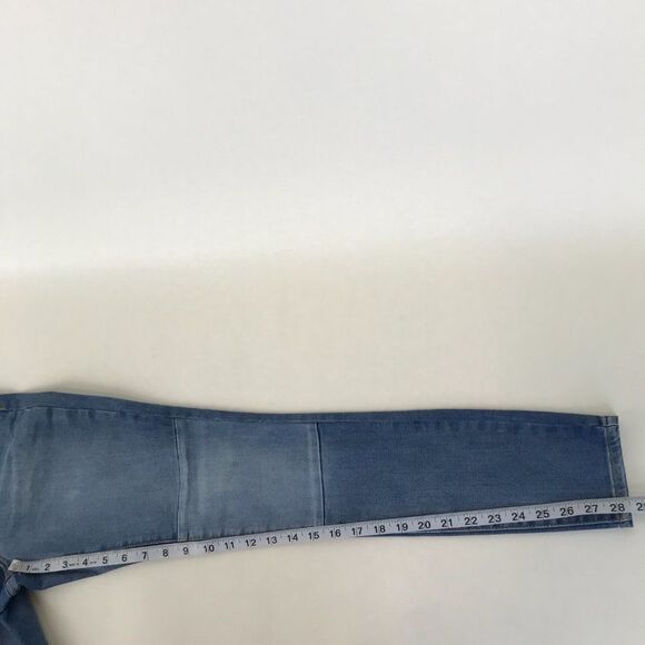 Universal Thread High Rise Skinny Patched Jeans Women's Size 00 / 24R Stretch - Picture 8 of 14